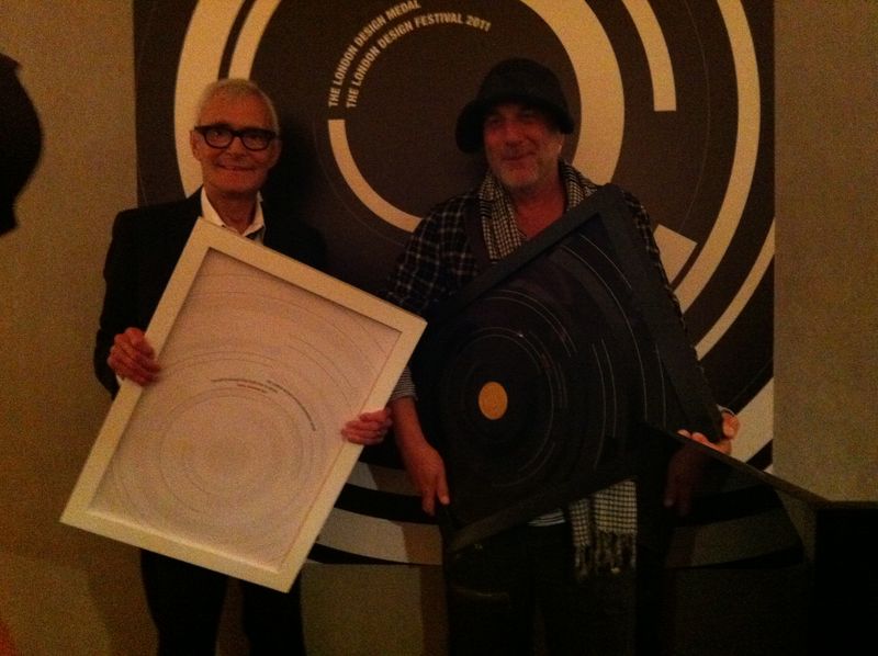 Vidal Sassoon and Ron Arad